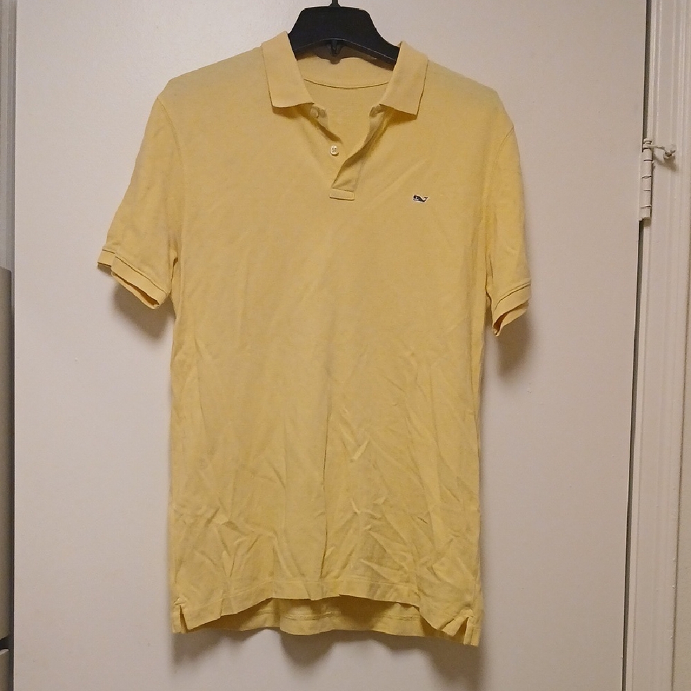 Vineyard Vines Light Yellow Polo Shirt